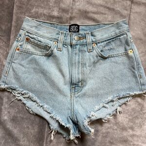 BDG Light Wash Jean Shorts